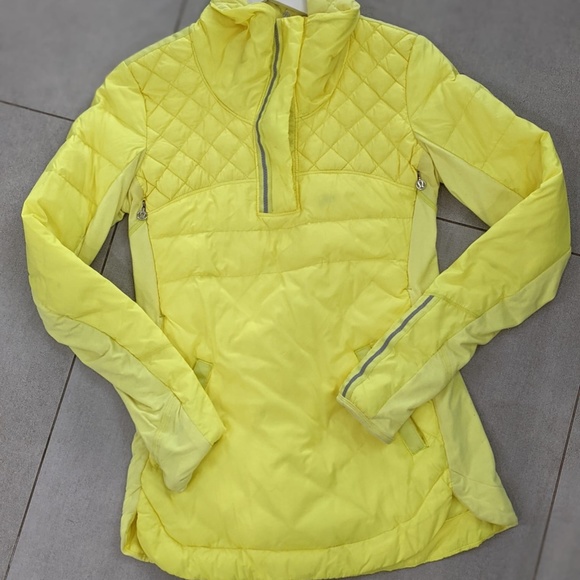 Lululemon Yellow What The Fluff Pullover Down - Picture 4 of 4